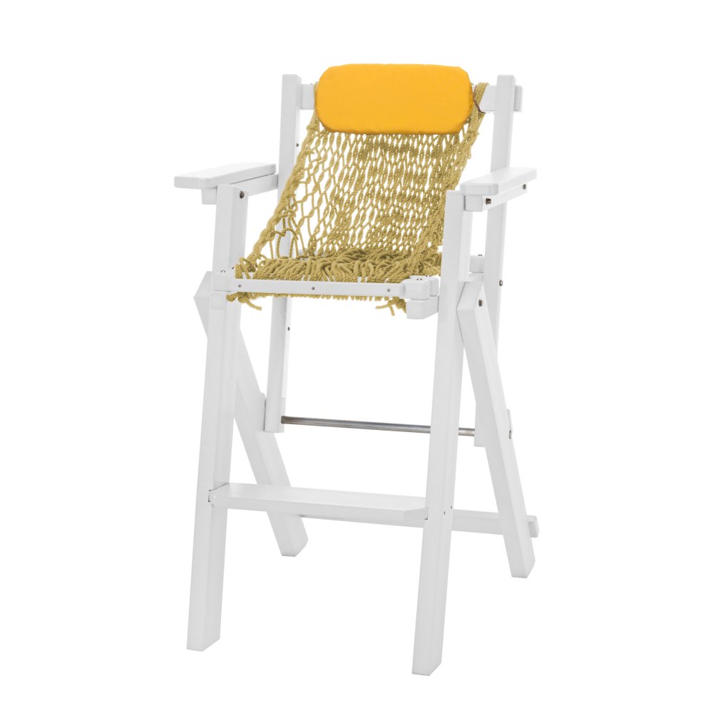 DURAWOOD® White Folding Barstool and Table Combo