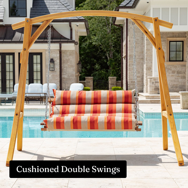 Cushioned Double Swings